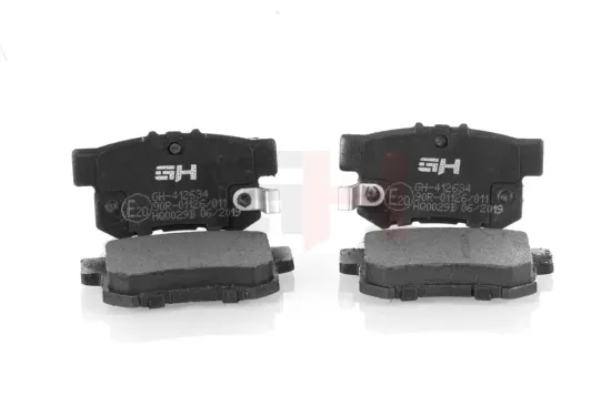 Bremsbelagsatz, Scheibenbremse Hinterachse GH GH-412634 Bild Bremsbelagsatz, Scheibenbremse Hinterachse GH GH-412634