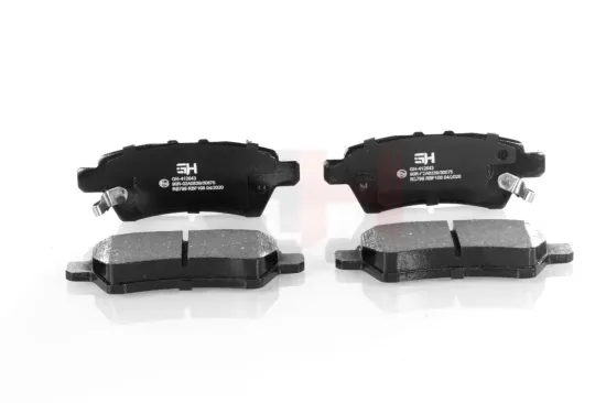 Bremsbelagsatz, Scheibenbremse Hinterachse GH GH-412643 Bild Bremsbelagsatz, Scheibenbremse Hinterachse GH GH-412643