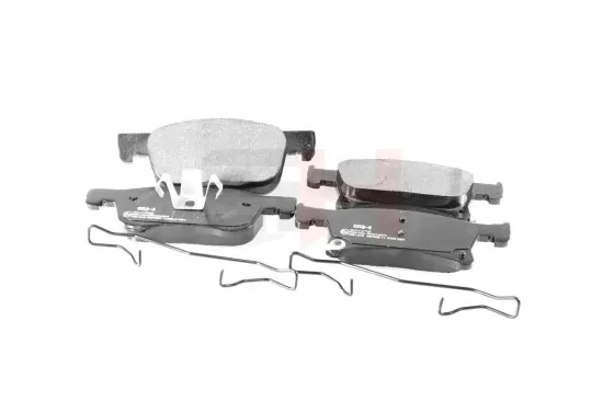 Bremsbelagsatz, Scheibenbremse Vorderachse GH GH-412722 Bild Bremsbelagsatz, Scheibenbremse Vorderachse GH GH-412722