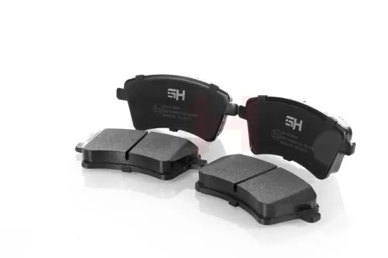 Bremsbelagsatz, Scheibenbremse Vorderachse GH GH-413008 Bild Bremsbelagsatz, Scheibenbremse Vorderachse GH GH-413008