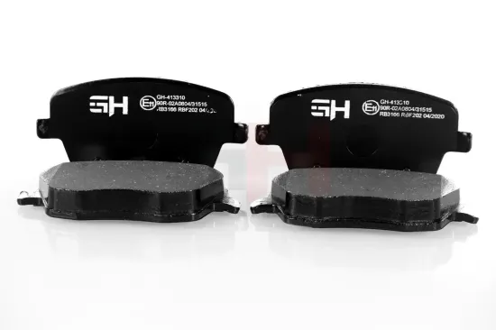 Bremsbelagsatz, Scheibenbremse Vorderachse GH GH-413310 Bild Bremsbelagsatz, Scheibenbremse Vorderachse GH GH-413310