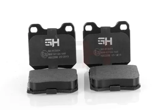 Bremsbelagsatz, Scheibenbremse Hinterachse GH GH-413604 Bild Bremsbelagsatz, Scheibenbremse Hinterachse GH GH-413604