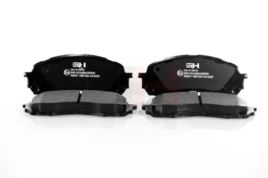 Bremsbelagsatz, Scheibenbremse Vorderachse GH GH-413610 Bild Bremsbelagsatz, Scheibenbremse Vorderachse GH GH-413610