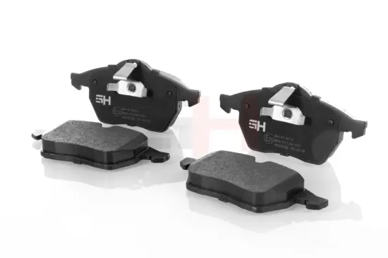 Bremsbelagsatz, Scheibenbremse Vorderachse GH GH-413613 Bild Bremsbelagsatz, Scheibenbremse Vorderachse GH GH-413613