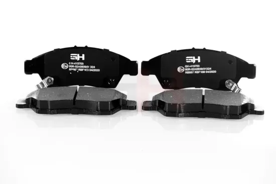Bremsbelagsatz, Scheibenbremse Vorderachse GH GH-413703 Bild Bremsbelagsatz, Scheibenbremse Vorderachse GH GH-413703
