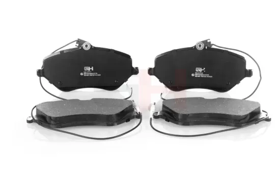 Bremsbelagsatz, Scheibenbremse Vorderachse GH GH-413744 Bild Bremsbelagsatz, Scheibenbremse Vorderachse GH GH-413744