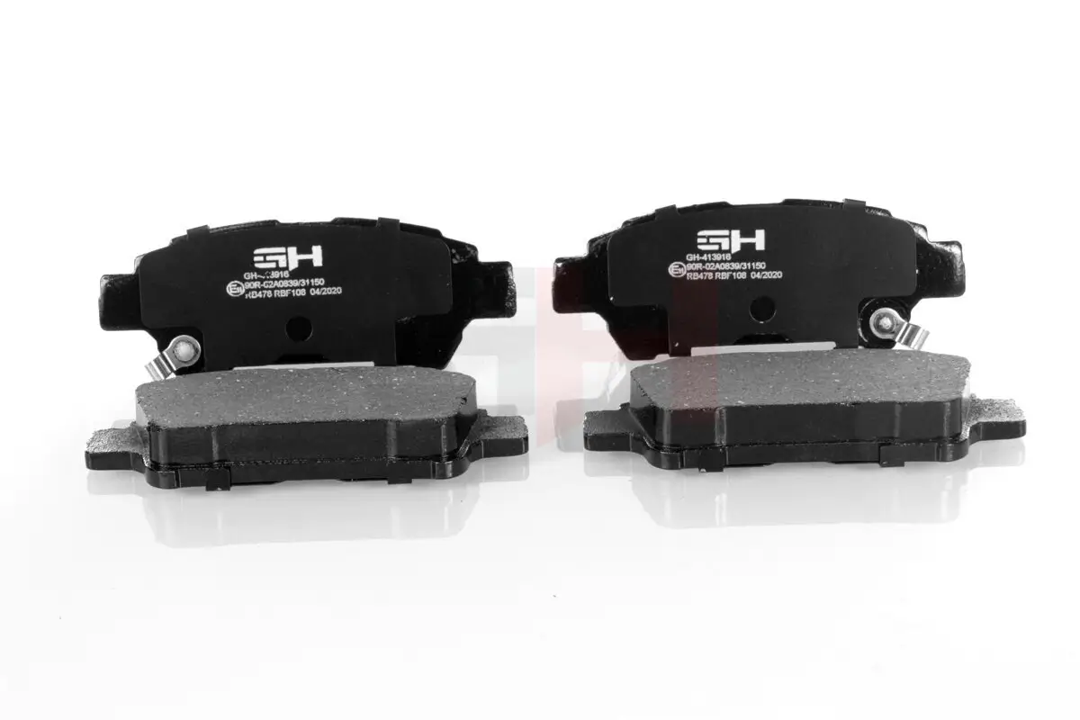 Bremsbelagsatz, Scheibenbremse Hinterachse GH GH-413916