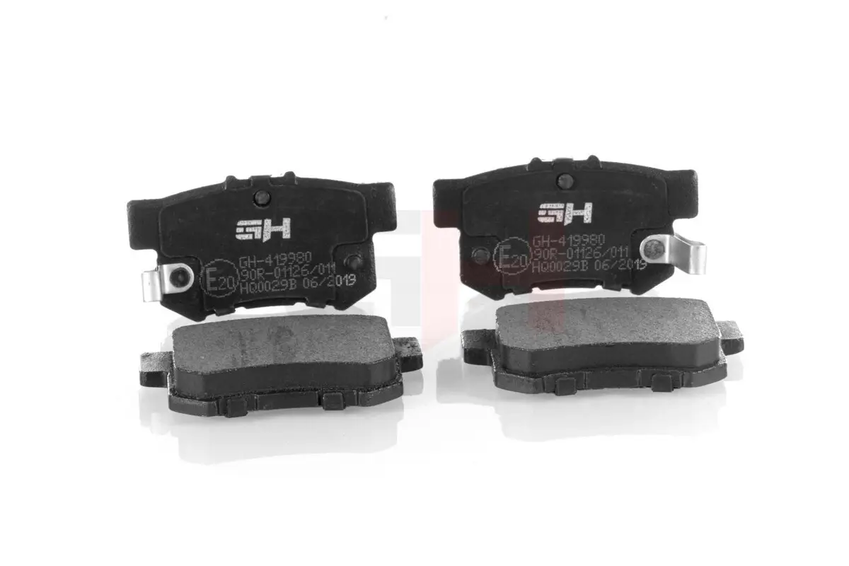 Bremsbelagsatz, Scheibenbremse Hinterachse GH GH-419980