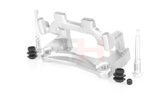Halter, Bremssattel Hinterachse beidseitig rechts links Hinterachse rechts Hinterachse links GH GH-462280 Bild Halter, Bremssattel Hinterachse beidseitig rechts links Hinterachse rechts Hinterachse links GH GH-462280