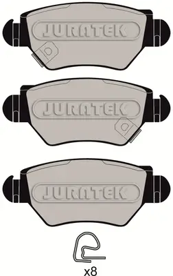 Bremsbelagsatz, Scheibenbremse JURATEK JCP1294 Bild Bremsbelagsatz, Scheibenbremse JURATEK JCP1294