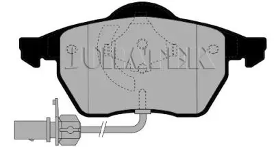 Bremsbelagsatz, Scheibenbremse JURATEK JCP1496 Bild Bremsbelagsatz, Scheibenbremse JURATEK JCP1496