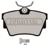 Bremsbelagsatz, Scheibenbremse Hinterachse JURATEK JCP1516