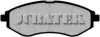 Bremsbelagsatz, Scheibenbremse Vorderachse JURATEK JCP1699