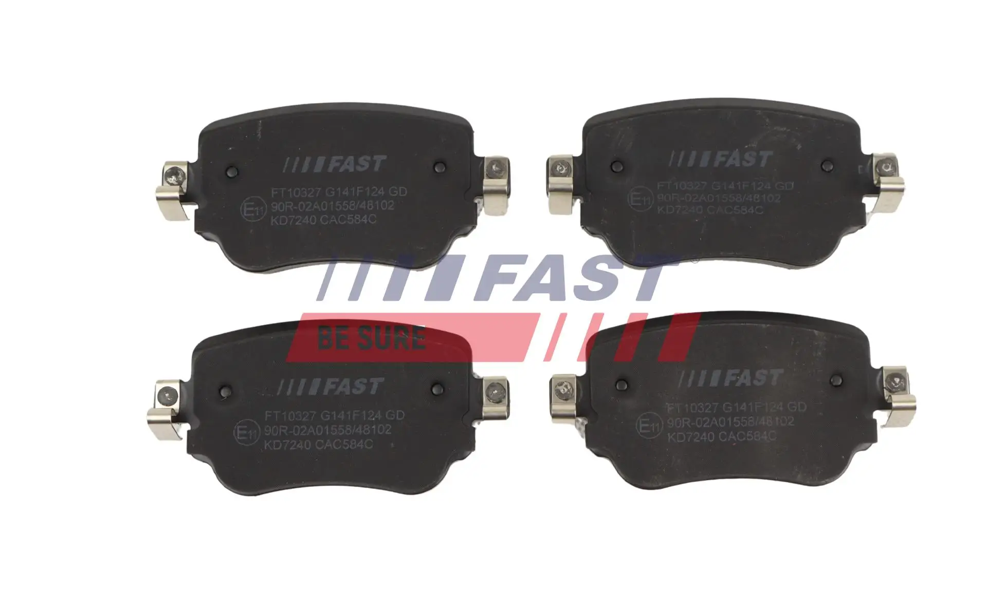 Bremsbelagsatz, Scheibenbremse Hinterachse FAST FT10327