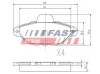 Bremsbelagsatz, Scheibenbremse FAST FT29005 Bild Bremsbelagsatz, Scheibenbremse FAST FT29005