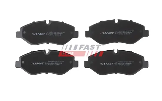 Bremsbelagsatz, Scheibenbremse Vorderachse FAST FT29019 Bild Bremsbelagsatz, Scheibenbremse Vorderachse FAST FT29019