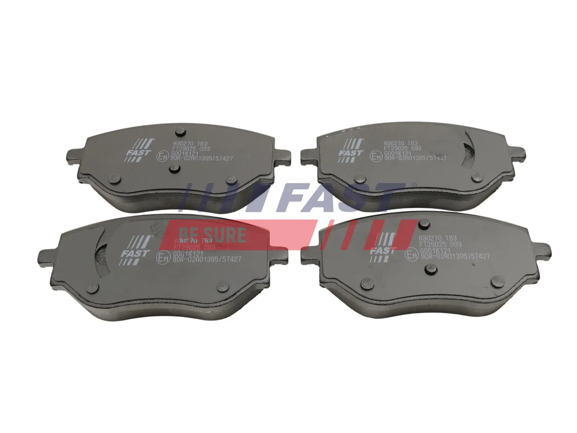 Bremsbelagsatz, Scheibenbremse Vorderachse FAST FT29025