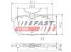 Bremsbelagsatz, Scheibenbremse Hinterachse FAST FT29035 Bild Bremsbelagsatz, Scheibenbremse Hinterachse FAST FT29035