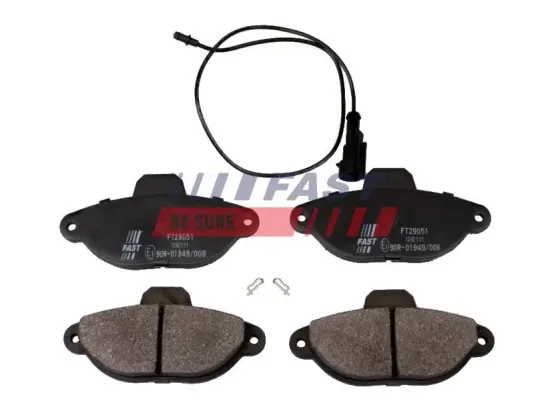 Bremsbelagsatz, Scheibenbremse Vorderachse FAST FT29051 Bild Bremsbelagsatz, Scheibenbremse Vorderachse FAST FT29051