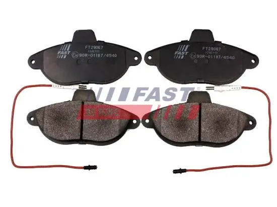 Bremsbelagsatz, Scheibenbremse Vorderachse FAST FT29067 Bild Bremsbelagsatz, Scheibenbremse Vorderachse FAST FT29067