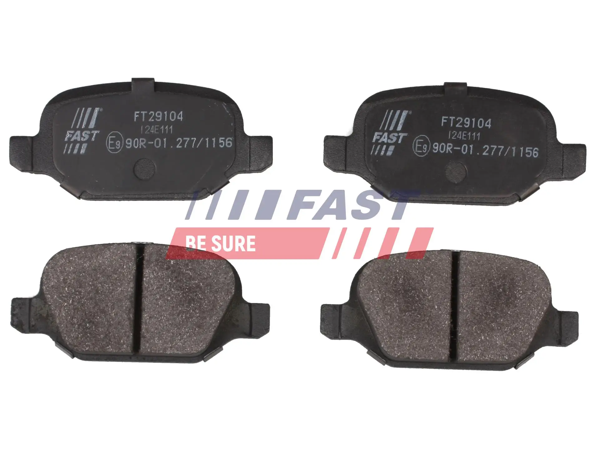 Bremsbelagsatz, Scheibenbremse Hinterachse FAST FT29104