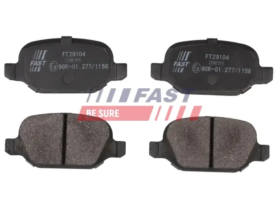 Bremsbelagsatz, Scheibenbremse Hinterachse FAST FT29104 Bild Bremsbelagsatz, Scheibenbremse Hinterachse FAST FT29104