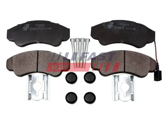 Bremsbelagsatz, Scheibenbremse Vorderachse FAST FT29108 Bild Bremsbelagsatz, Scheibenbremse Vorderachse FAST FT29108