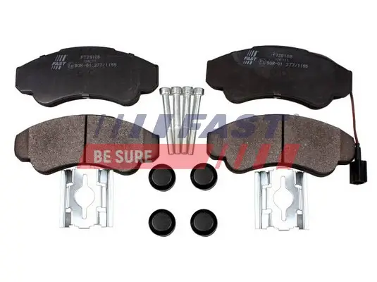 Bremsbelagsatz, Scheibenbremse Vorderachse FAST FT29108 Bild Bremsbelagsatz, Scheibenbremse Vorderachse FAST FT29108