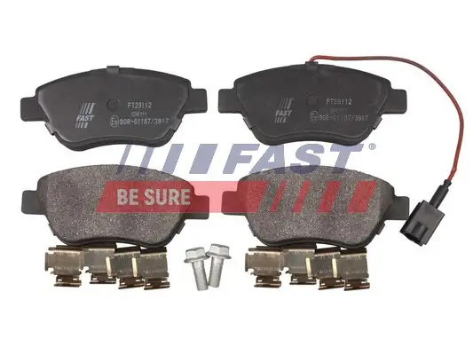 Bremsbelagsatz, Scheibenbremse Vorderachse FAST FT29112 Bild Bremsbelagsatz, Scheibenbremse Vorderachse FAST FT29112