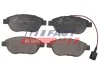 Bremsbelagsatz, Scheibenbremse Vorderachse FAST FT29113 Bild Bremsbelagsatz, Scheibenbremse Vorderachse FAST FT29113