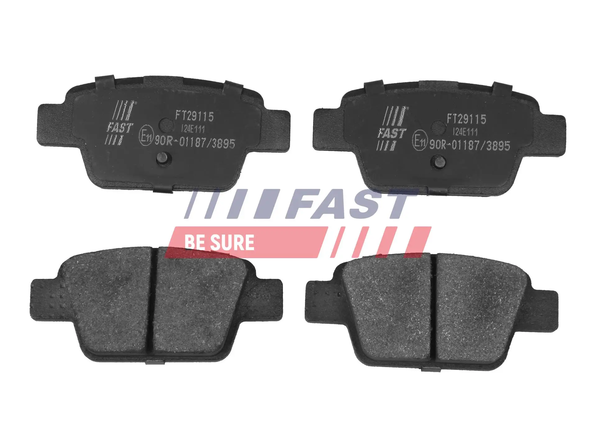 Bremsbelagsatz, Scheibenbremse Hinterachse FAST FT29115