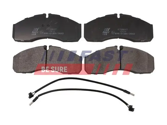 Bremsbelagsatz, Scheibenbremse Vorderachse FAST FT29117 Bild Bremsbelagsatz, Scheibenbremse Vorderachse FAST FT29117