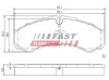 Bremsbelagsatz, Scheibenbremse Hinterachse FAST FT29121 Bild Bremsbelagsatz, Scheibenbremse Hinterachse FAST FT29121