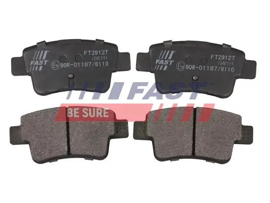 Bremsbelagsatz, Scheibenbremse Hinterachse FAST FT29127 Bild Bremsbelagsatz, Scheibenbremse Hinterachse FAST FT29127