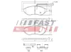 Bremsbelagsatz, Scheibenbremse Vorderachse FAST FT29130 Bild Bremsbelagsatz, Scheibenbremse Vorderachse FAST FT29130