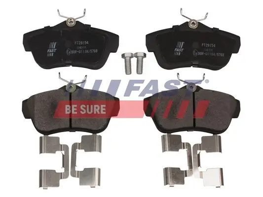 Bremsbelagsatz, Scheibenbremse Hinterachse FAST FT29154 Bild Bremsbelagsatz, Scheibenbremse Hinterachse FAST FT29154