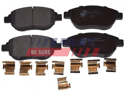 Bremsbelagsatz, Scheibenbremse Vorderachse FAST FT29156 Bild Bremsbelagsatz, Scheibenbremse Vorderachse FAST FT29156