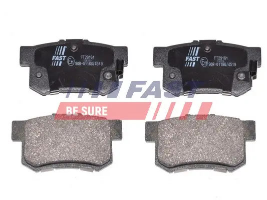 Bremsbelagsatz, Scheibenbremse Hinterachse FAST FT29161 Bild Bremsbelagsatz, Scheibenbremse Hinterachse FAST FT29161