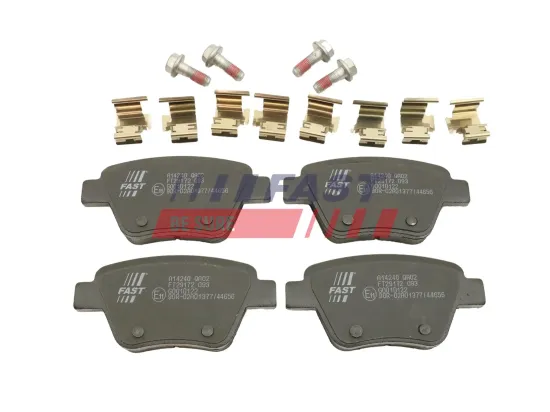 Bremsbelagsatz, Scheibenbremse Hinterachse FAST FT29172 Bild Bremsbelagsatz, Scheibenbremse Hinterachse FAST FT29172