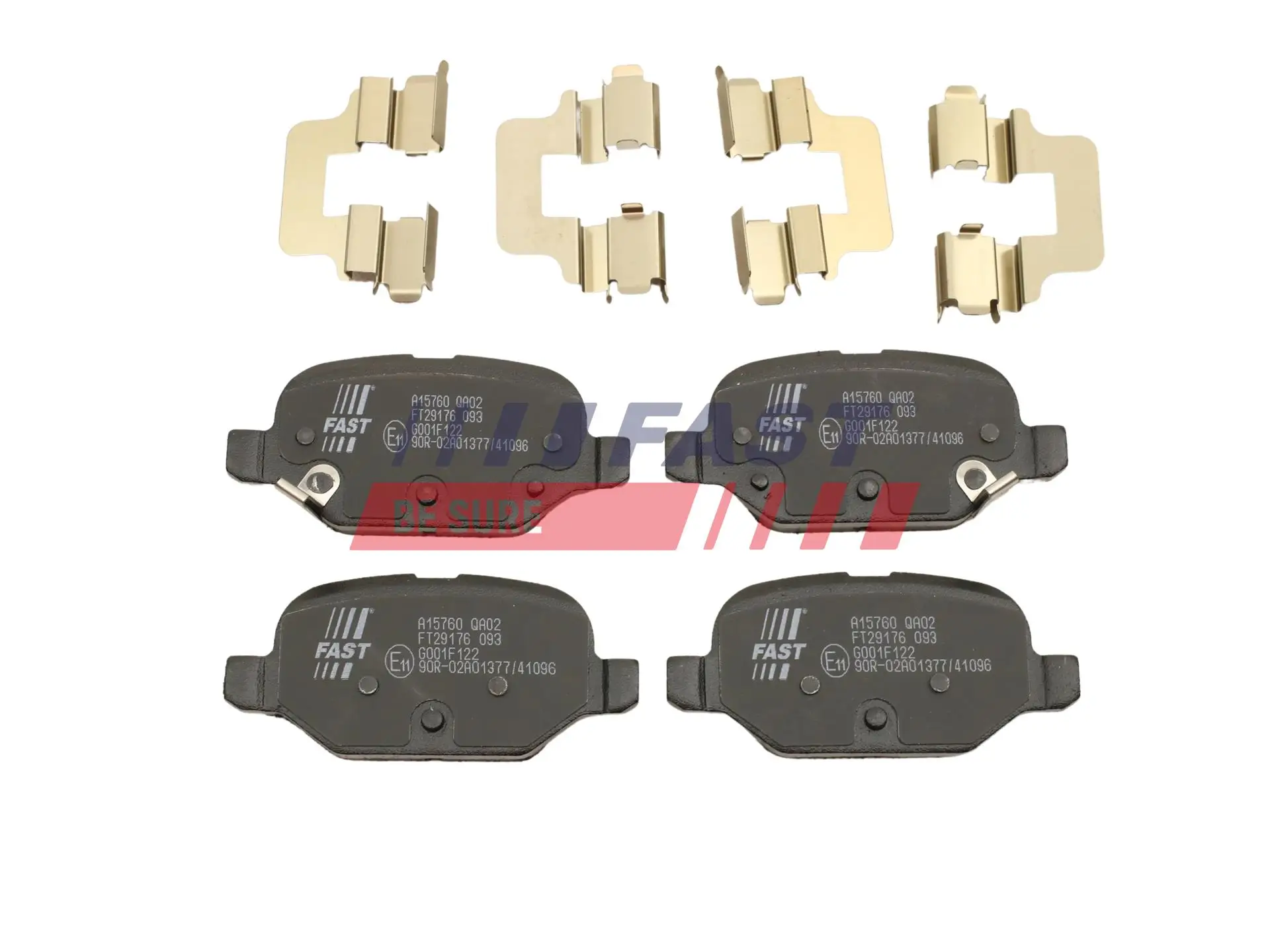 Bremsbelagsatz, Scheibenbremse 1. Hinterachse links FAST FT29176