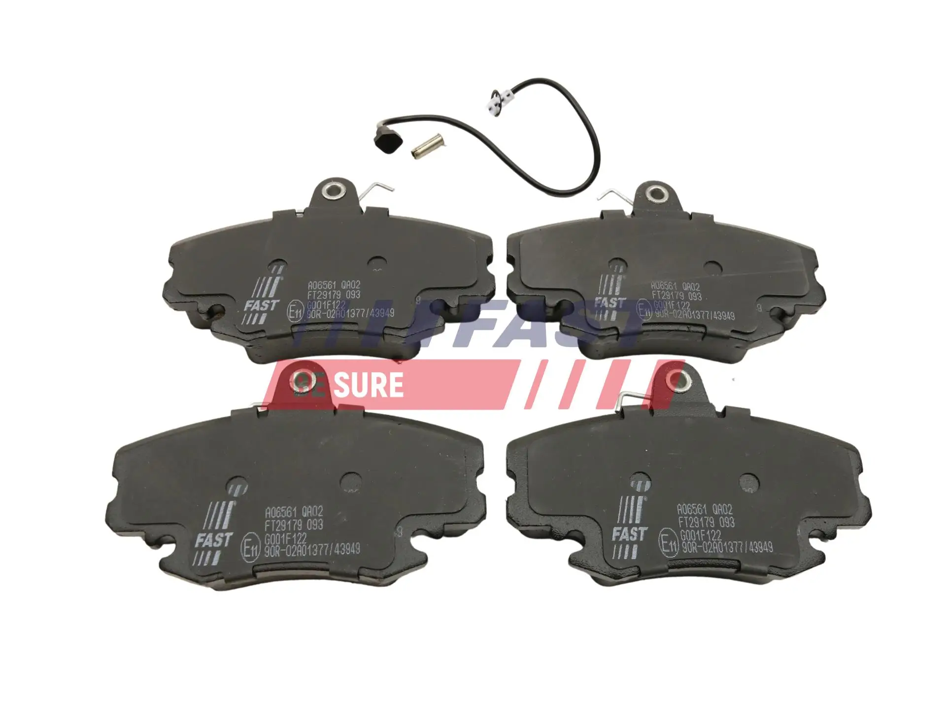 Bremsbelagsatz, Scheibenbremse Vorderachse FAST FT29179