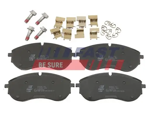 Bremsbelagsatz, Scheibenbremse Vorderachse FAST FT29181 Bild Bremsbelagsatz, Scheibenbremse Vorderachse FAST FT29181