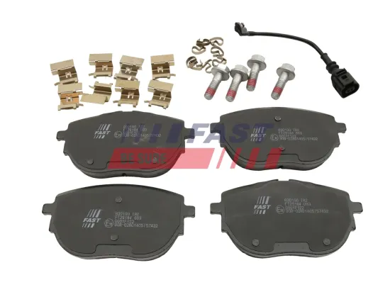 Bremsbelagsatz, Scheibenbremse Vorderachse FAST FT29184 Bild Bremsbelagsatz, Scheibenbremse Vorderachse FAST FT29184