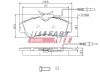 Bremsbelagsatz, Scheibenbremse Vorderachse FAST FT29517 Bild Bremsbelagsatz, Scheibenbremse Vorderachse FAST FT29517