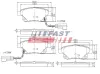 Bremsbelagsatz, Scheibenbremse Hinterachse FAST FT29523 Bild Bremsbelagsatz, Scheibenbremse Hinterachse FAST FT29523