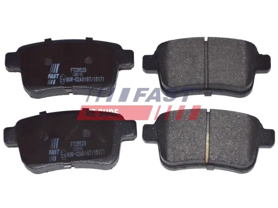Bremsbelagsatz, Scheibenbremse Hinterachse FAST FT29528 Bild Bremsbelagsatz, Scheibenbremse Hinterachse FAST FT29528
