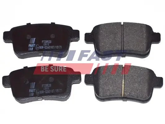 Bremsbelagsatz, Scheibenbremse Hinterachse FAST FT29528 Bild Bremsbelagsatz, Scheibenbremse Hinterachse FAST FT29528