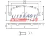 Bremsbelagsatz, Scheibenbremse FAST FT29530 Bild Bremsbelagsatz, Scheibenbremse FAST FT29530