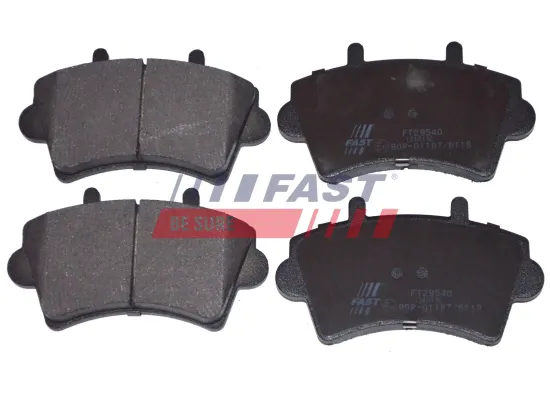 Bremsbelagsatz, Scheibenbremse Vorderachse FAST FT29540 Bild Bremsbelagsatz, Scheibenbremse Vorderachse FAST FT29540