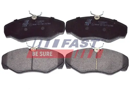 Bremsbelagsatz, Scheibenbremse Vorderachse FAST FT29542 Bild Bremsbelagsatz, Scheibenbremse Vorderachse FAST FT29542